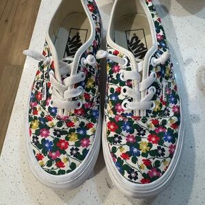 Vans Floral Canvas Sneakers - Multicolor